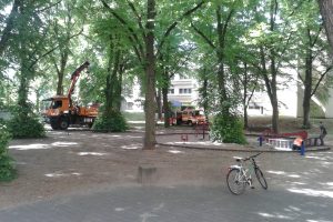 Der alte Spielplatz am Lindenhof